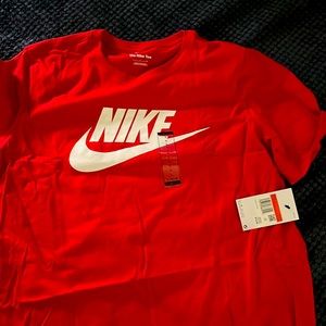 Red Nike t-shirt